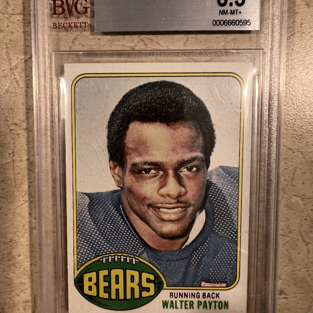 1976 walter payton Rookie Football Card